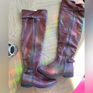Brown Boots - faux leather